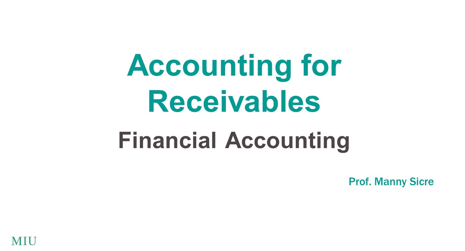 Accounting-for-Receivables