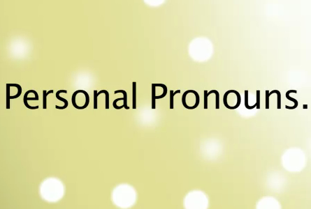 Grammar-Personal-Pronouns