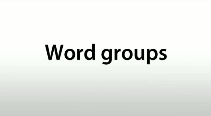 Phonetics-Word-groups